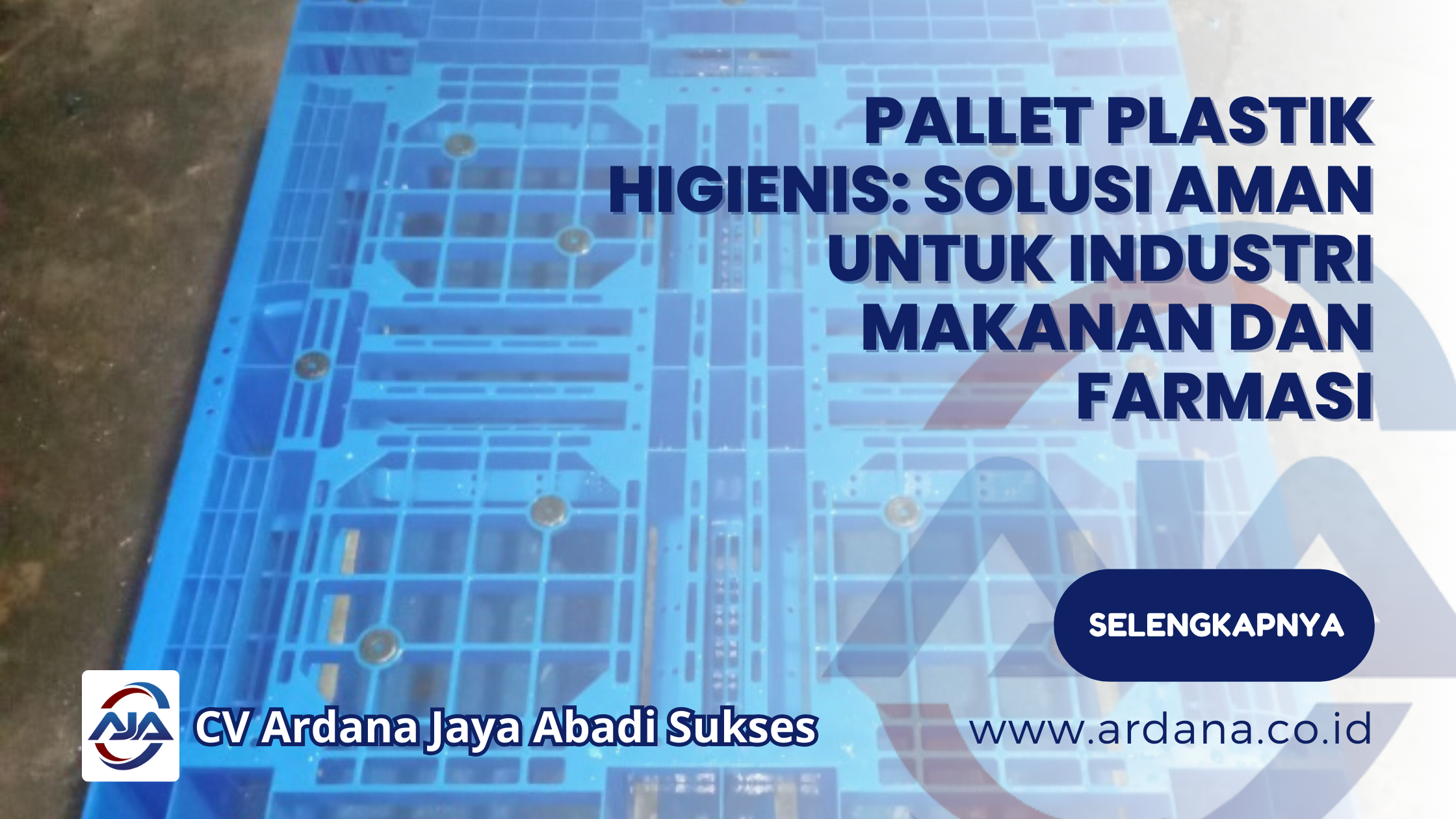 Pallet Plastik Higienis: Solusi Aman untuk Industri Makanan dan Farmasi