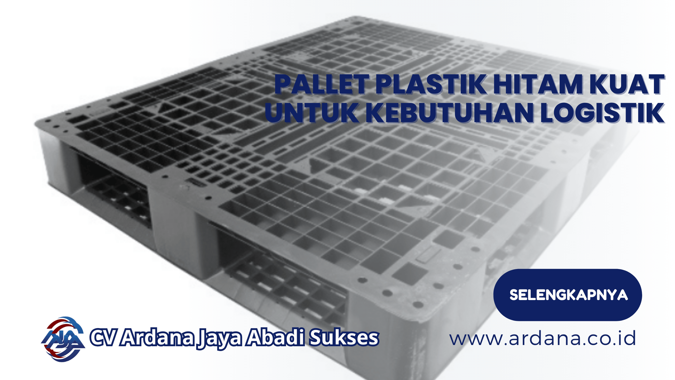 Pallet Plastik Hitam Kuat untuk Kebutuhan Logistik