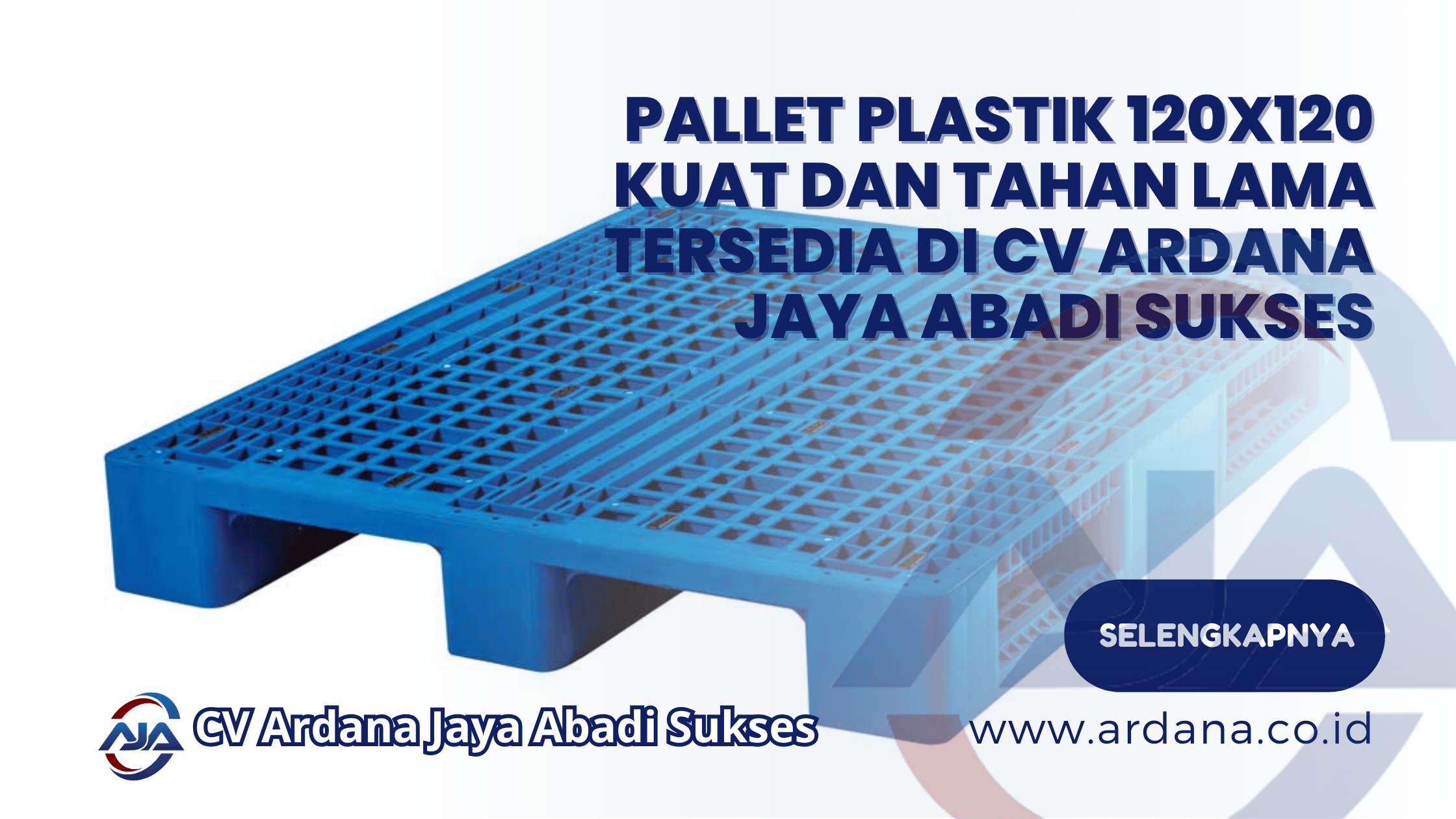 Pallet Plastik 120x120 Kuat dan Tahan Lama Tersedia di CV ARDANA JAYA ABADI SUKSES