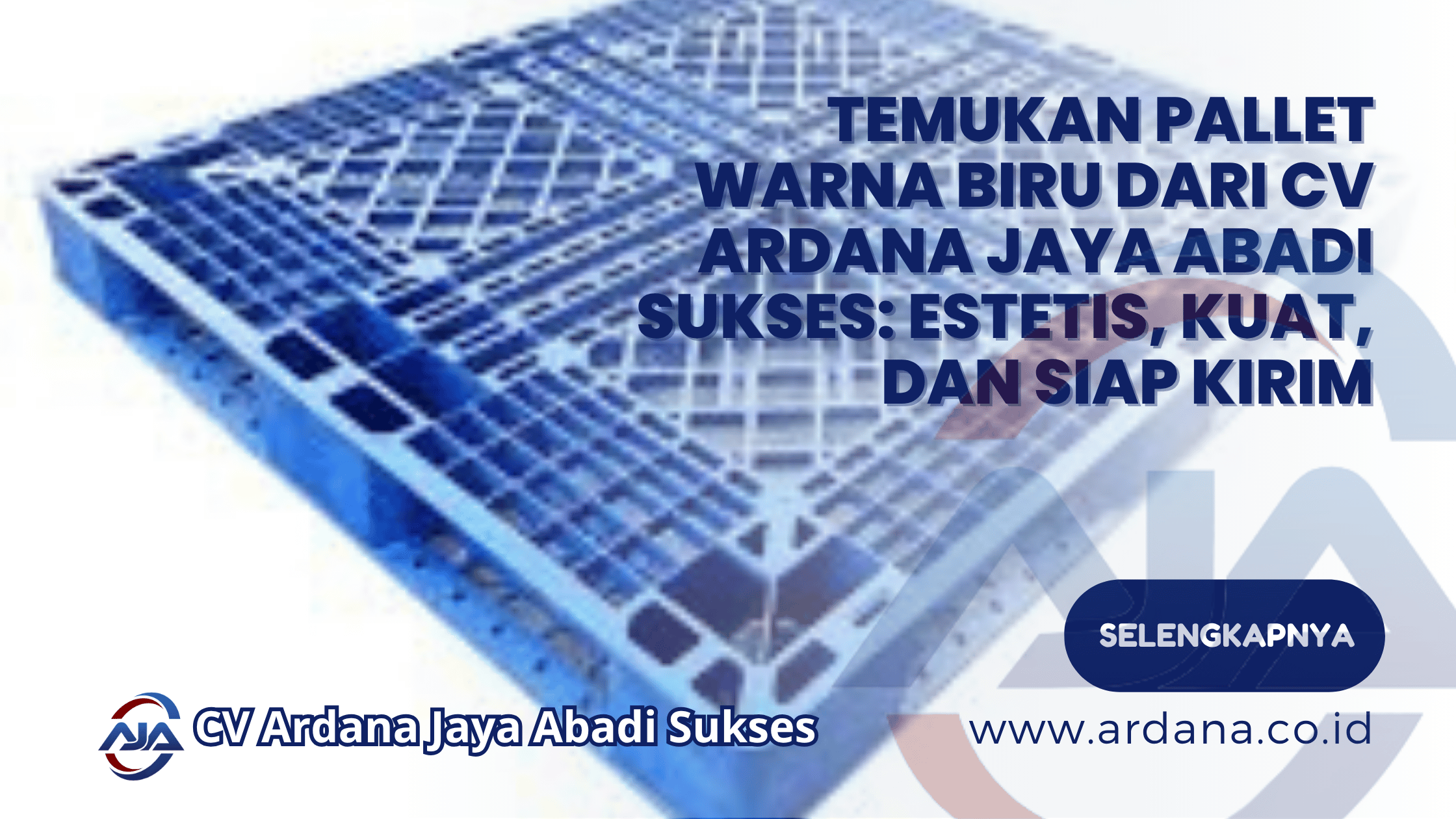 Temukan Pallet Warna Biru dari CV ARDANA JAYA ABADI SUKSES_ Estetis, Kuat, dan Siap Kirim