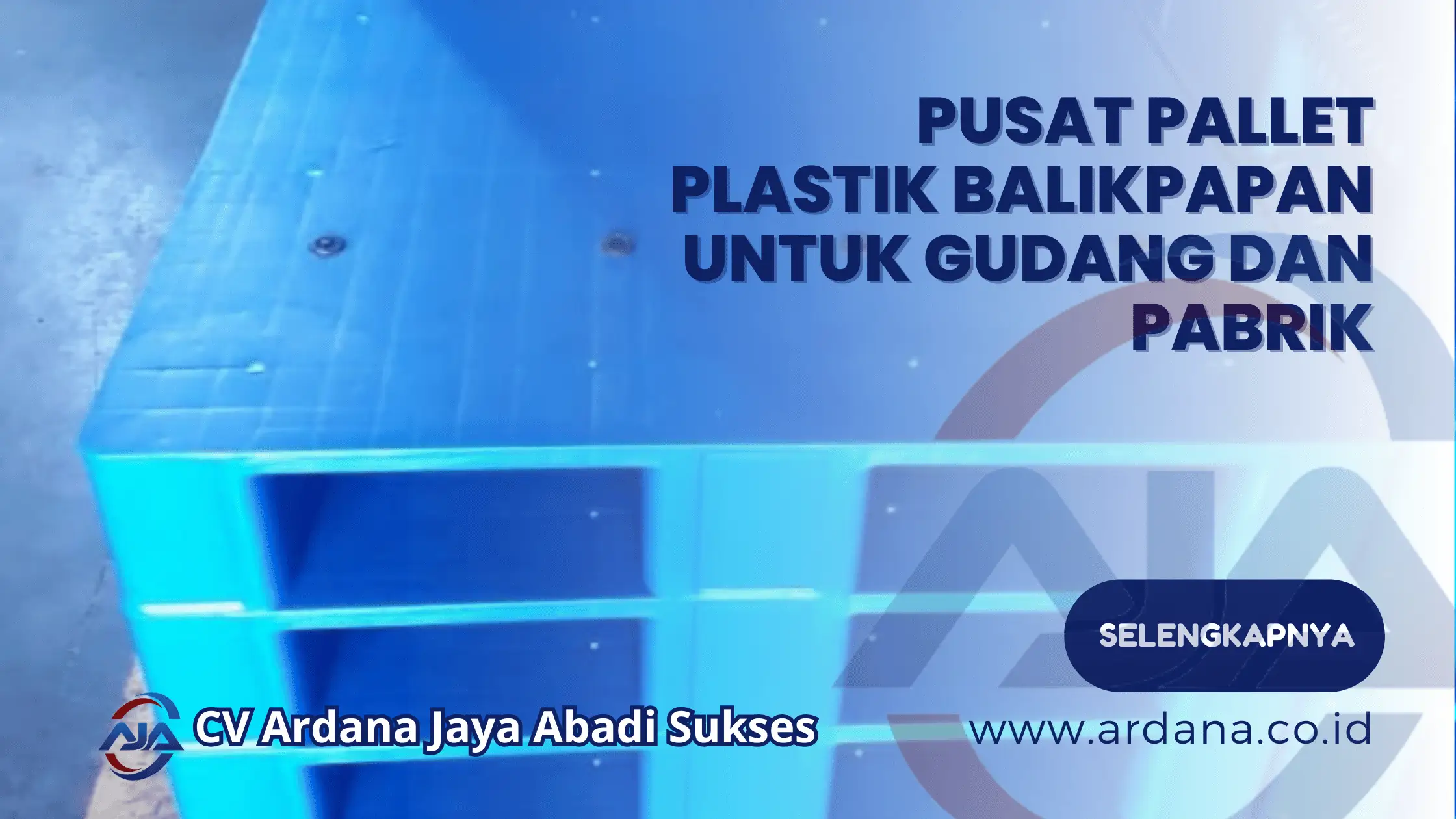 Pusat Pallet Plastik Balikpapan untuk Gudang dan Pabrik