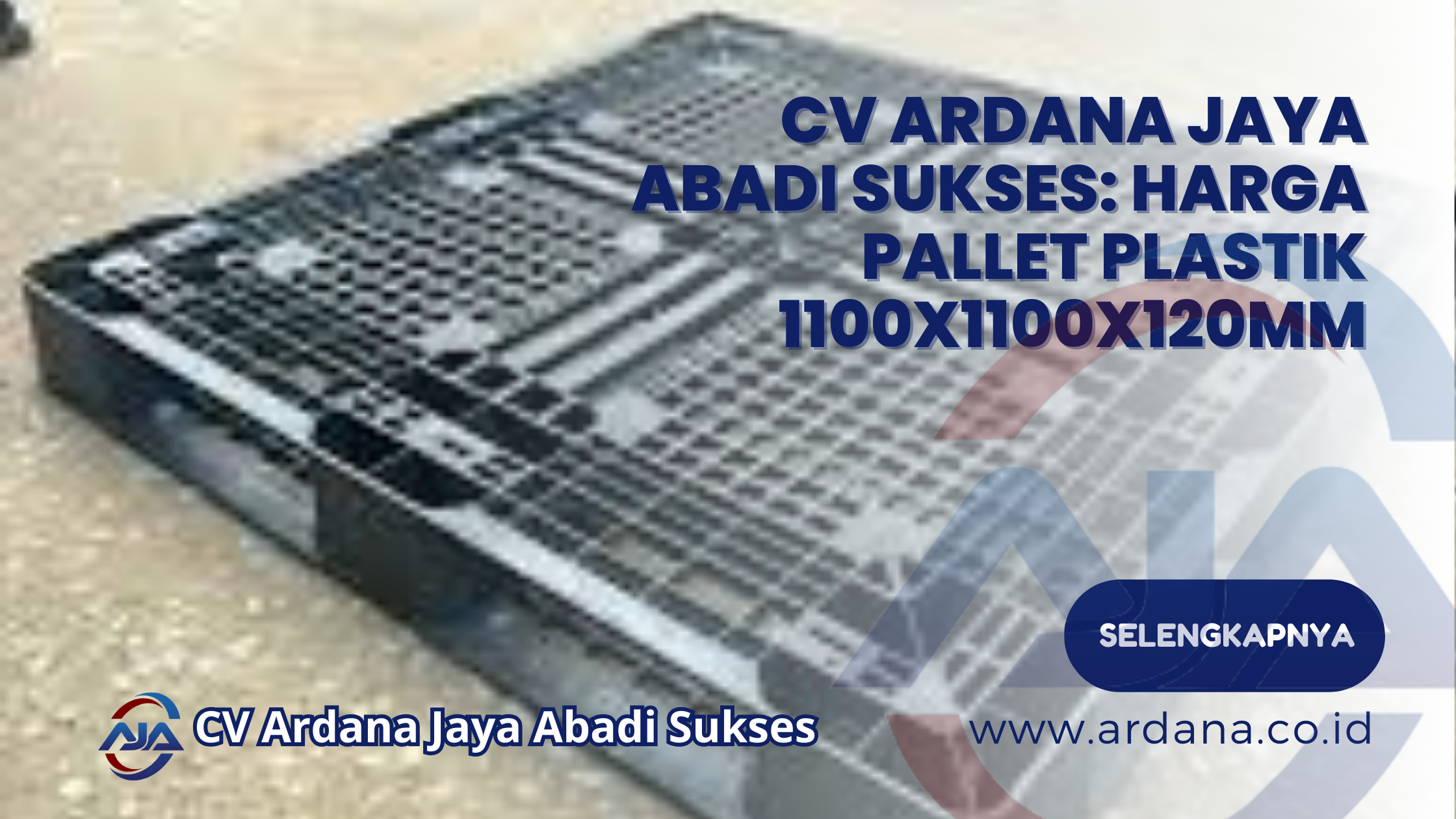 Harga Pallet Plastik 1100x1100x120mm