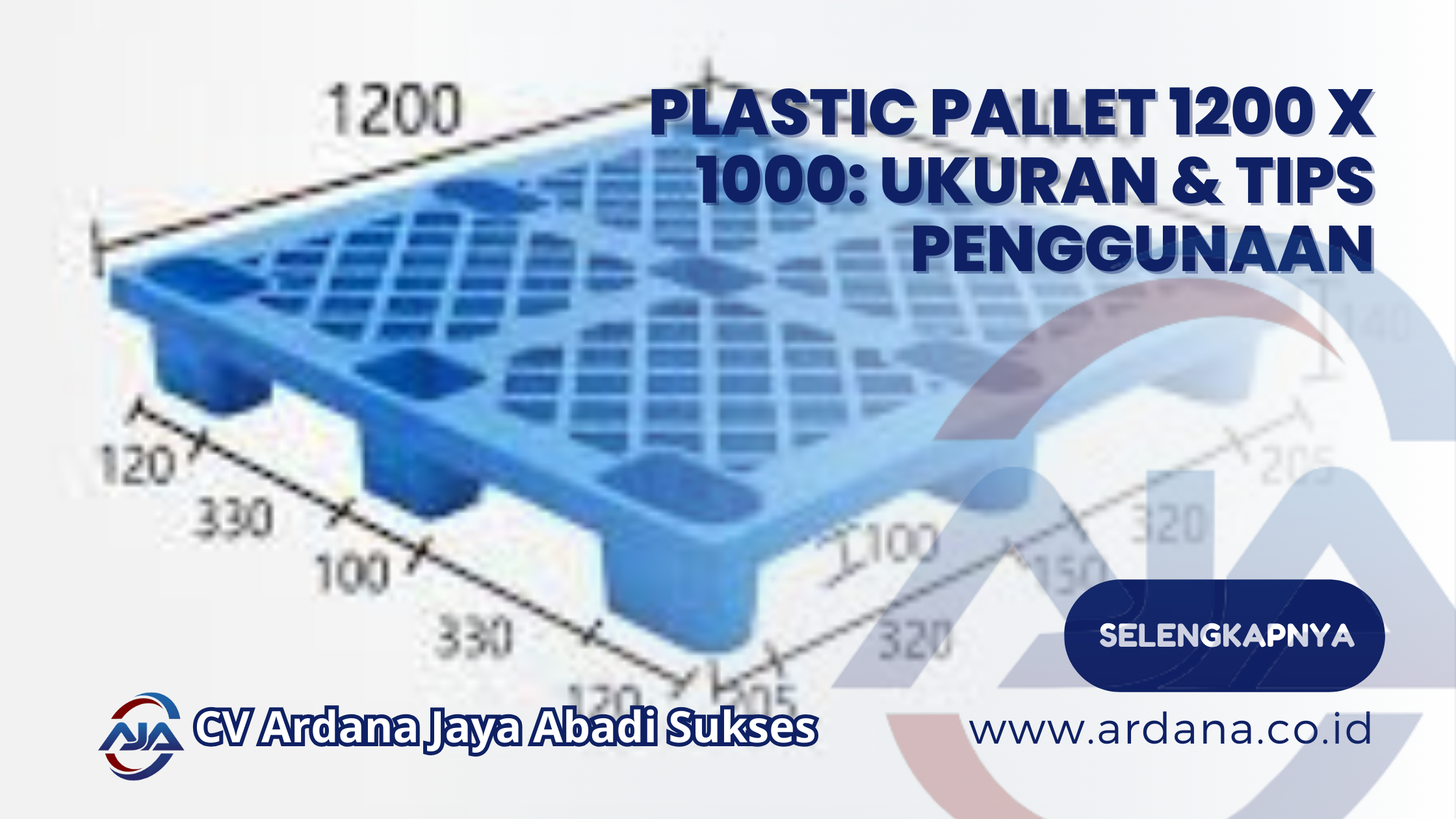 Plastic Pallet 1200 x 1000_ Ukuran & Tips Penggunaan